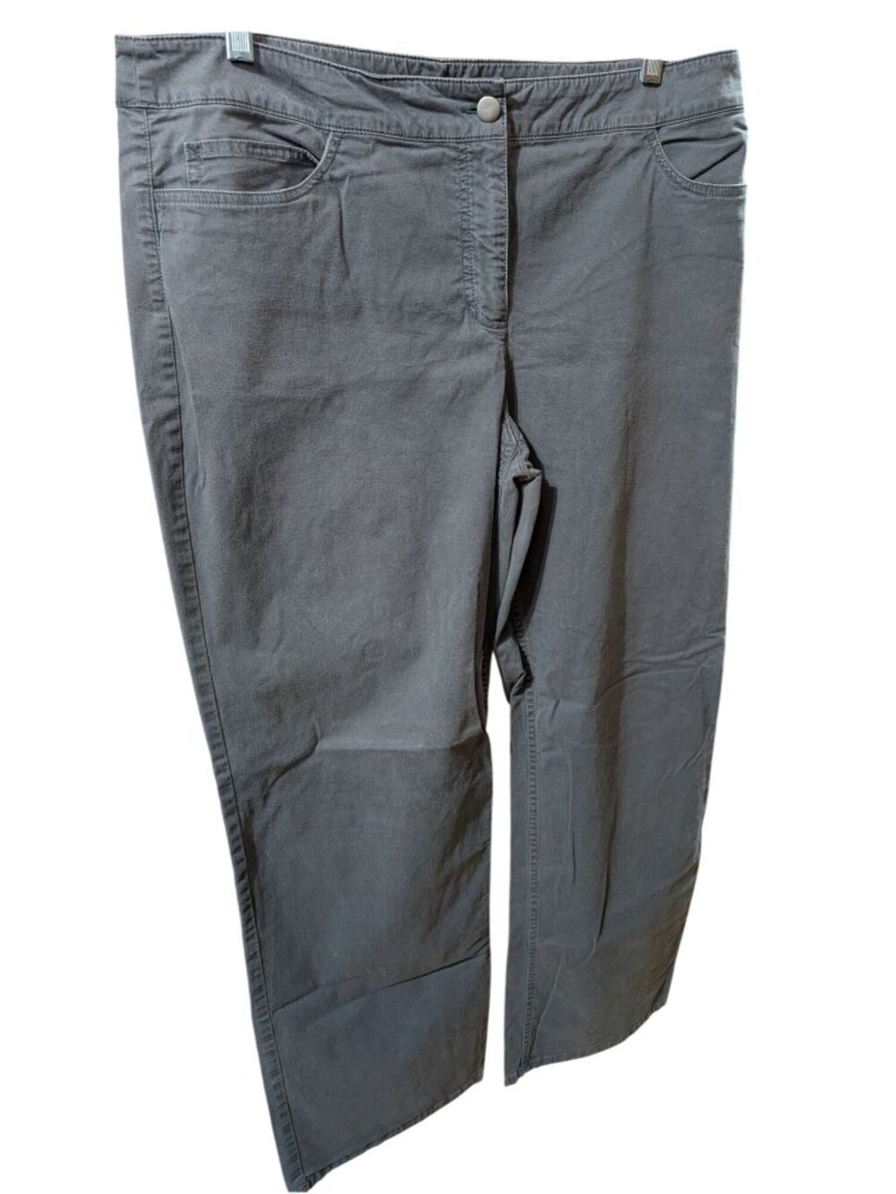 Eileen Fisher Womens Gray Pants Size L Casual Straight Leg